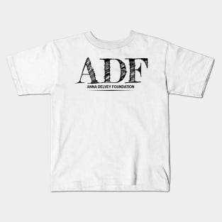 ADF Anna Delvey Foundation Scribbled Logo Kids T-Shirt